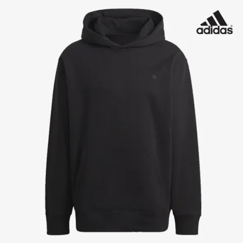 (아디다스) 아디다스 스포츠웨어 프렌치테리 블랙 후드티 HK2937
