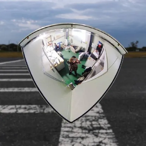 돔블록거울 90도 천장벽면 부착 좌우시야확보 300파이