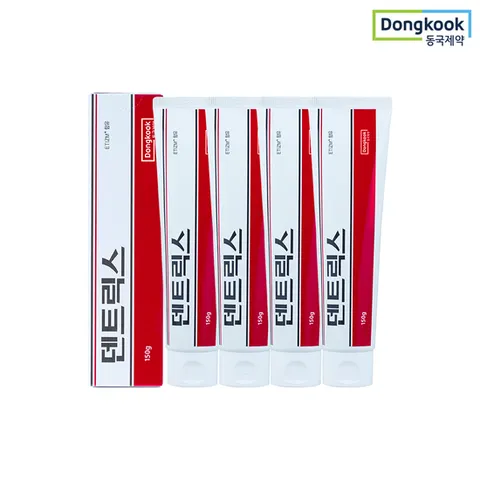 동국제약 구취제거 잇몸건강 덴트릭스 치약 150g 4개