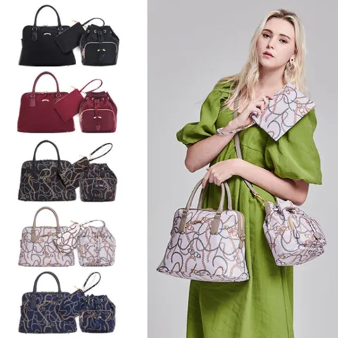 (에버라스트 캐리어) 에버라스트 클래식 체인 토트백 버킷백 가벼운 홈쇼핑 여성 나일론 3종세트