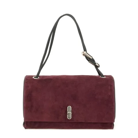 마크제이콥스 여성 버건디 플랩 숄더백 2F5HSH039H01510