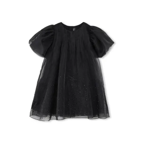 칼라거펠드 여아 블랙 원피스 Z30624K09B