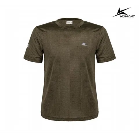 (코몽트) 코몽트 남성 기능성 에어쿨 반팔 티셔츠 카키