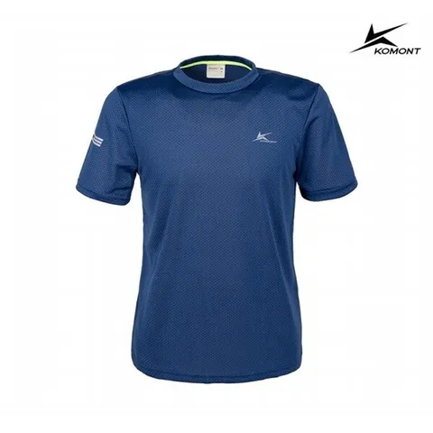 (코몽트) 코몽트 남성 기능성 에어쿨 반팔 티셔츠 블루