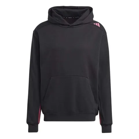 (아디다스) 아디다스 후드 티셔츠 블랙 IM1295