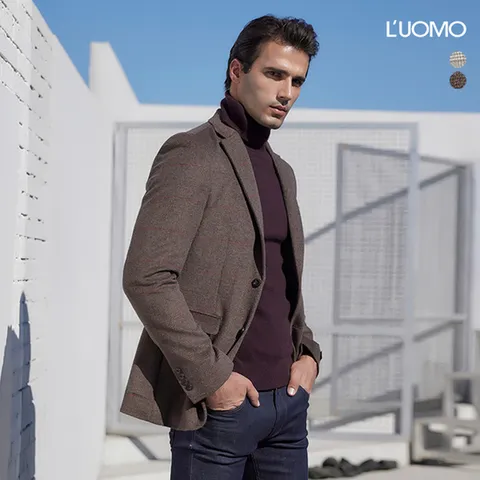 워모 울 캐시미어 퀼티드 트리밍 자켓 2종 택1