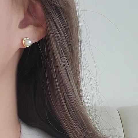 (다잇템) 다잇템 여자 엣지 알바 승무원 미니진주귀걸이 비서 이어링_18372536_588872