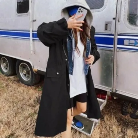 (다잇템) 다잇템 여성 점퍼 캐쥬얼 롱 사파리 스트랩 루즈핏_23562799_588872