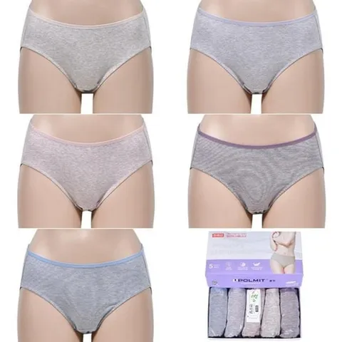 [룽스]부드러운 여성 미디 5매입 삼각팬티(5매입)