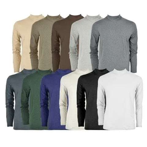 (더블유쇼핑) 홈쇼핑 판매상품 겨울 남성 기모 하프넥 티셔츠 11종택1_23359477_589189