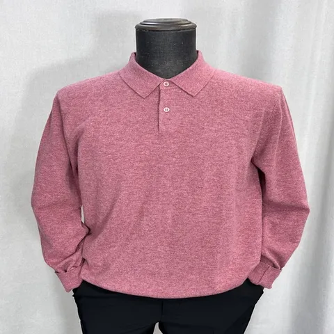 (바쏘옴므) 카라티 울 캐시미어 니트 카라티 핑크 Y4WT74-2