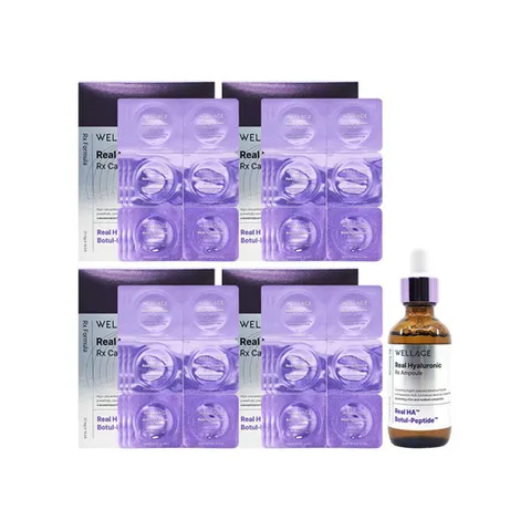 (웰라쥬) 홈쇼핑 최신상 웰라쥬 히알루로닉 알엑스 동결건조 캡슐 시즌4 72회분 앰플 55ml