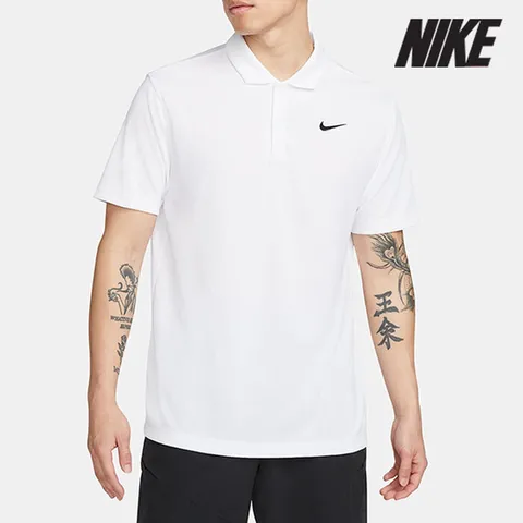 (나이키) 나이키 반팔티 /W3- DH0858-100 / 코트 드라이 핏 솔리드 테니스 반팔