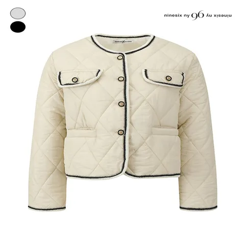 (나인식스뉴욕) 노카라 다이아 퀼팅 경량 패딩 점퍼 (NPAJP001M0)