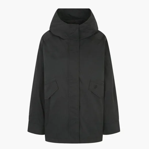 (나이스클랍) 나이스클랍루즈핏 반후드넥 스트링 집업 점퍼(A233PWU702)BK1_DG