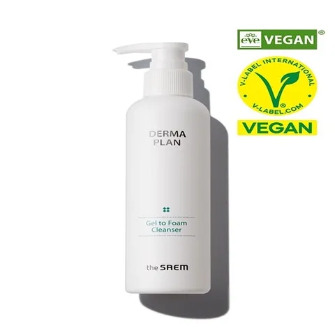 (더샘) 더마 플랜 젤 투 폼 클렌저(약산성)_US