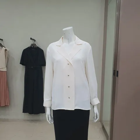 (데코) 러블리 블라우스/  P4F31WBL020_IC