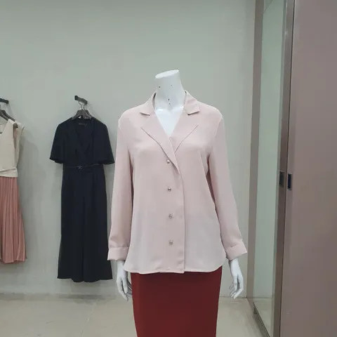 (데코) 러블리 블라우스/   P4F31WBL0201_IC