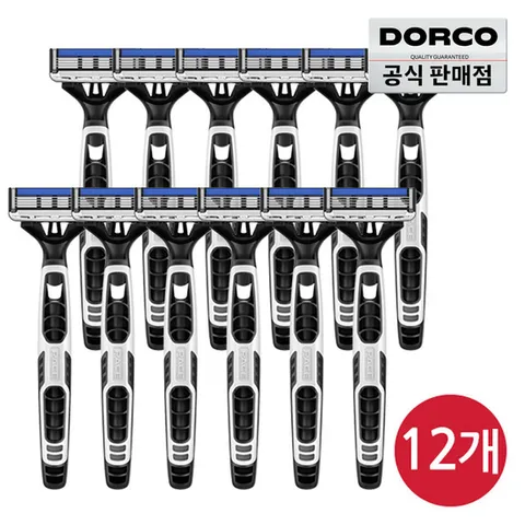 도루코 페이스4 휴대용면도기 12P/4중날