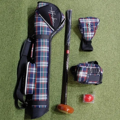 [중고]!가성비! 최신형 정품 파크골프 세트 (파크채,헤드커버,파크골프백,파우치백,공) 5종 세트