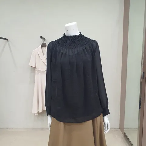 (데코) 분사메탈 블라우스/  DCBAD3806W_IC