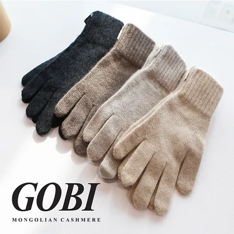 GOBI 고비 손가락 장갑 캐시미어 장갑