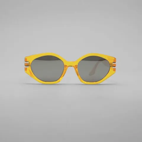 (개츠비아이웨어) 남녀공용 패션 선글라스 GA-2008 크리스탈옐로우-실버밀러_DJ