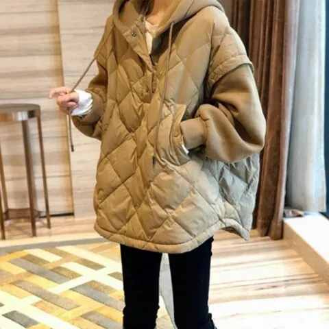 (아리엘스타일) 아리엘스타일F/W 포근 패딩후드 라띠유패딩후드