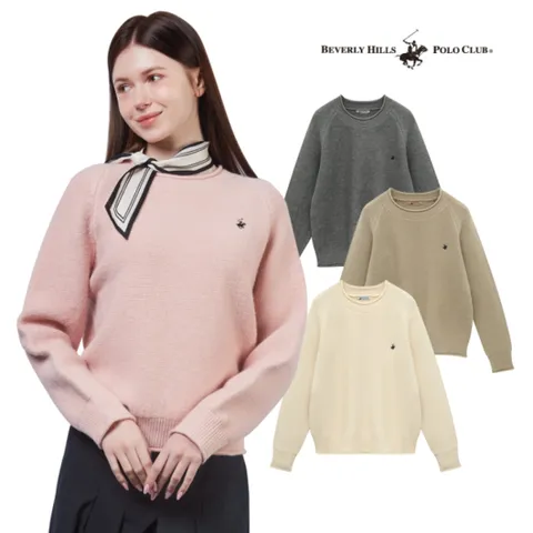 (비버리힐스폴로클럽) 비버리힐스클럽 A40TK380K4 우먼 니트_DJ