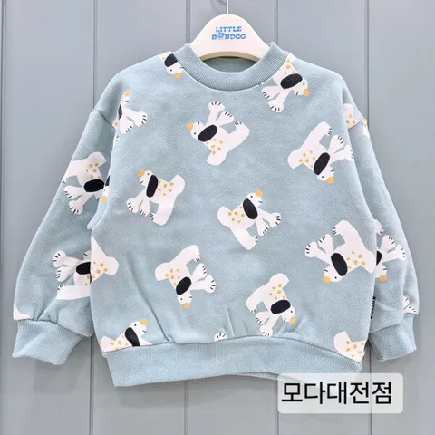 (리틀밥독) 바비디부 ㅡM헬로멍멍T/S  H244MWP13BL_DJ