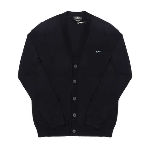 (편집샵 언커먼레이블) 아페쎄 아페쎄 가디건 COEZJ H22315 IAK DARK NAVY JAMIE 제이미 크레이프 브이넥 남성가디건 남자가디건 당일발송 (P003542496)