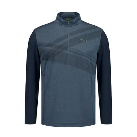 (마운티아) 마운티아 남성 여름 일상 등산 냉감 긴팔 티 쿨에어집업티셔츠3 1MQTSMU012-DB_SC