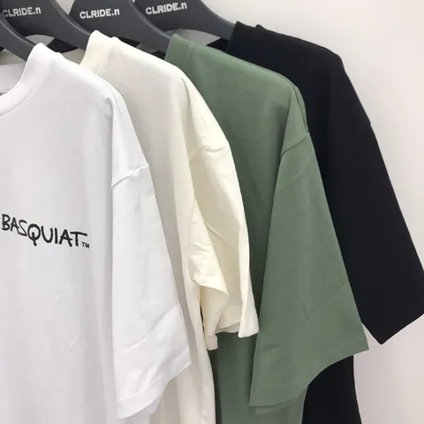 (클라이드앤) 남여공용 바스키아 등판 그래픽 반팔티 4컬러 FOBT S281U_C