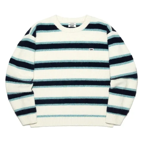 LEE 공용 스트라이프 니트 B1 LE2503KT05 IV