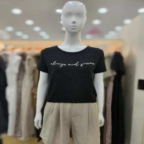 (플라스틱아일랜드) 레터링반팔티셔츠PR7XB3G2_DJ