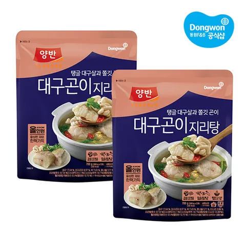 [동원] 양반 대구곤이 지리탕 700g x 2개