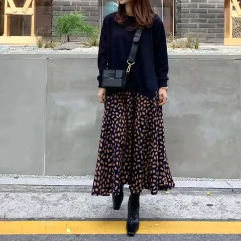 (모노무드) 모노무드 어텀 멕시롱 패션바바라 다이아 블랙 만삭촬영