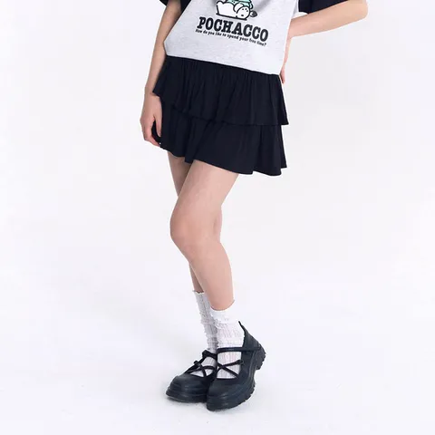 (더데이걸) TGWH2530209찰랑이캉캉치마파지_CA