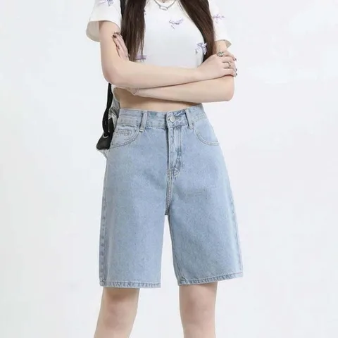 (모노무드) 모노무드 여성 2컬러 썸머 데일리 데님반바지 청반바지