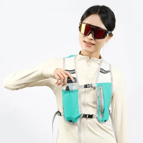 육각패턴 배낭 야간반사띠 등산 조끼