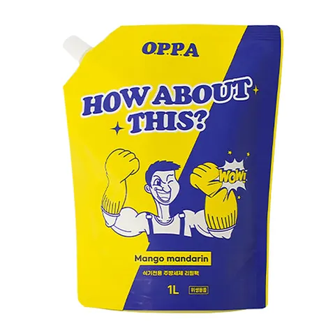 [O.P.P.A] 오피피에이 EWG 그린등급 식기전용 주방세제 리필팩 1000ml