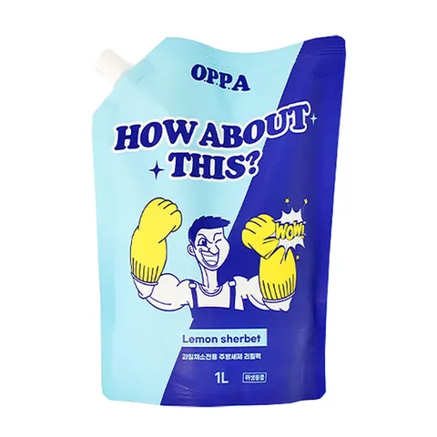 [O.P.P.A] 오피피에이 EWG 그린등급 과일채소전용 주방세제 리필팩 1000ml
