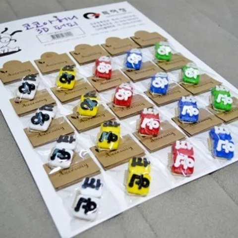 (모노무드) MNO 강아지 헤어핀 머리핀 고정 악세사리 왕자 공주 20개