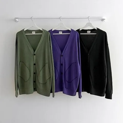 (신상오픈런) |KSJ45E5|믄베르 가을 오버핏 가디건 루즈핏 보라색 여성_18160643_597559