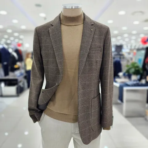 (트레몰로) 모다울산점 세정 트레몰로 울혼방 비지니스캐주얼 자켓TRH FU5F 8151_US