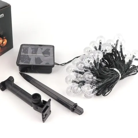 (엄지척) 더리빙 태양광 LED 버블전구 50구 7M 장식 인테리어_19101896_667501