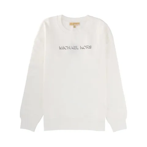 마이클 바이 마이클코어스 여성 화이트 로고 스웨트셔츠 MR651Z64MY100WHITE