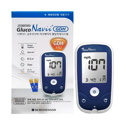 글루코나비 혈당측정기 혈당계 체크기 D