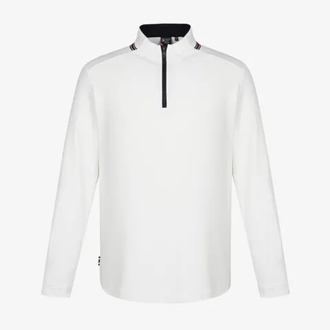 (휠라) 휠라 테니스 기모 반집업 긴팔티 FS2RLG4301M OWH 티셔츠 스포츠