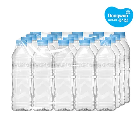 [무료배송] 동원샘물 무라벨 500ml X 20병 (1팩)  /생수